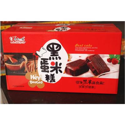 天天黑米蛋糕,香軟蛋糕, 2.5kg/箱,蛋糕批發,廠家直銷圖片_高清圖_細節圖-漯河市天天食品 -