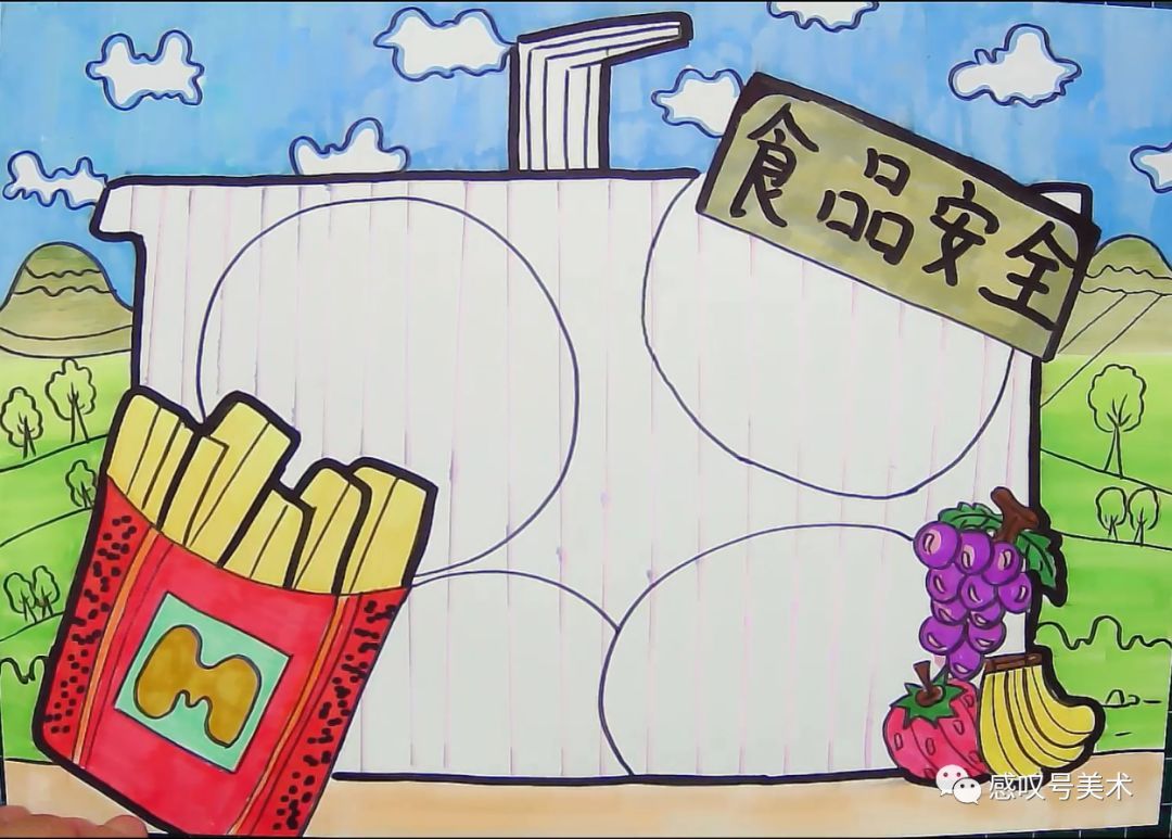 夏日食品安全手抄報指南